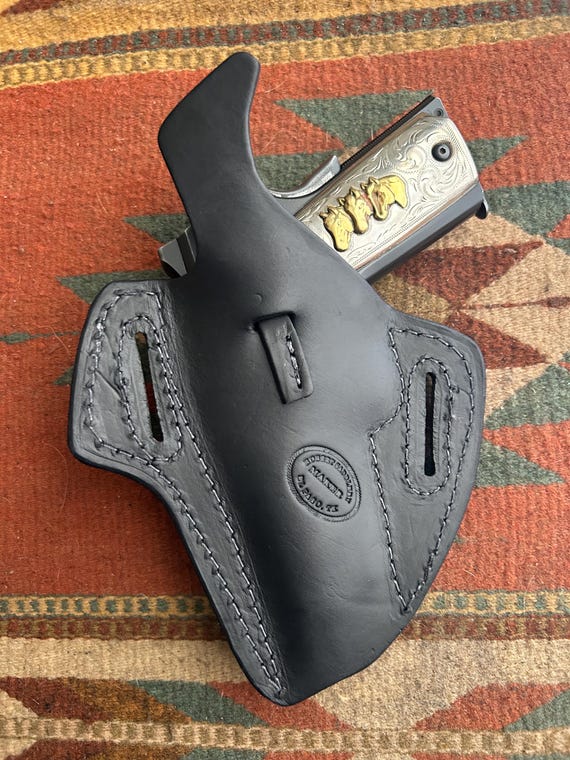 1911 OWB Leather Holster – Hellhound Leather Co 1911 OWB Leather Holster – Hellhound Leather Co
