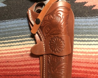 Leather Western Field Holster FITS S&W 586 686 66 19 Ruger GP100 Taurus 66 627 Colt Python Trooper MKIII 4" or 6"