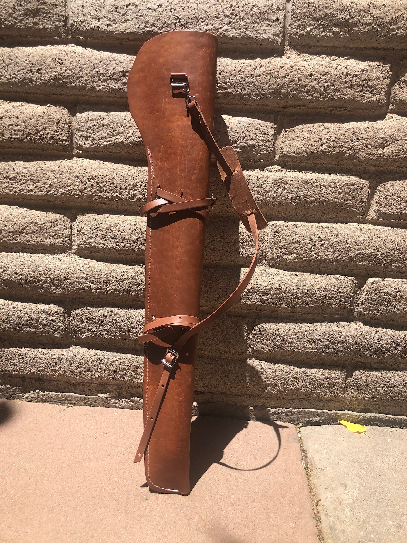 Leather Rifle Scabbard for Lever Action Carbine Horseback or Etsy