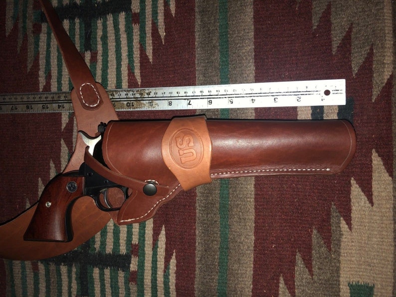 FITS Ruger Blackhawk 7 1/2 Leather Bandoleer Holster Etsy