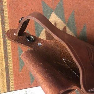 Kabura polowa z garbowanej skóry ze znakiem USA Najlepiej pasuje do: Ruger Blackhawk i Super BH, a także Ruger Old Army zdjęcie 5