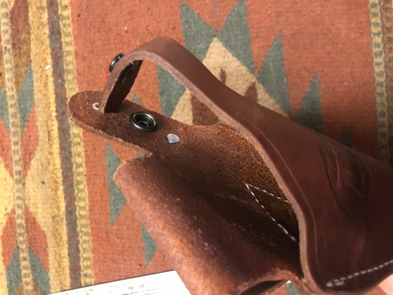Kabura polowa z garbowanej skóry ze znakiem USA Najlepiej pasuje do: Ruger Blackhawk i Super BH, a także Ruger Old Army zdjęcie 5