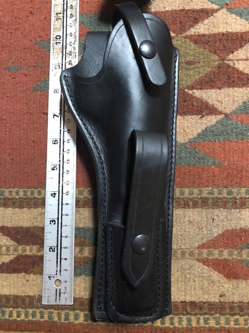 Leather Field Holster Black Leather Fits Ruger Mk Mark 1 2 3 4 I II III IV image 2