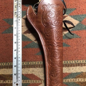 Leren westernholster voor Remington Uberti Pietta Cimarron 1858 Black Powder Revolver