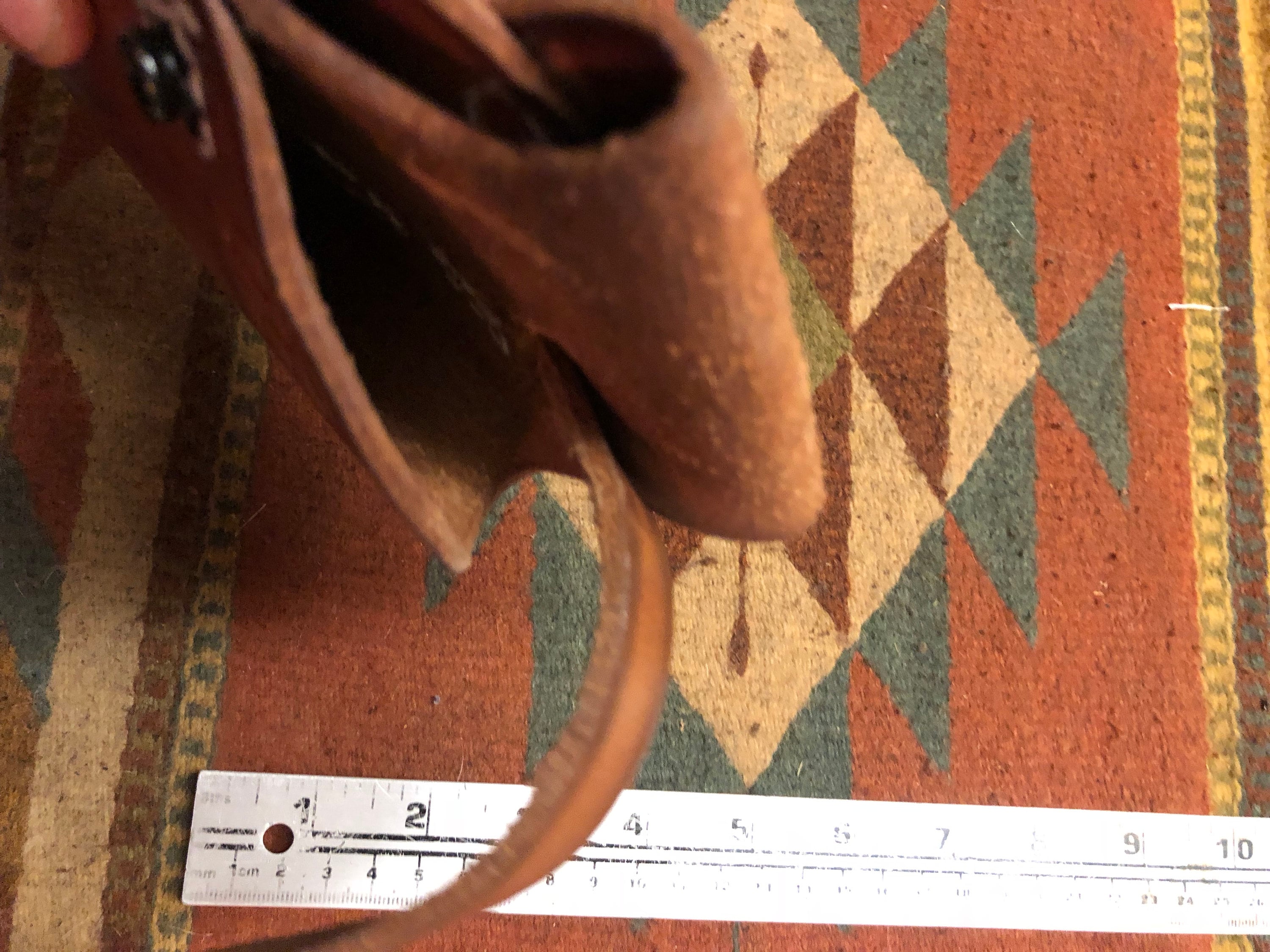 Western Leather Wild Bunch Style Holster Fits Colt Springfield Ruger RIA Remington Taurus 45 Model 1911