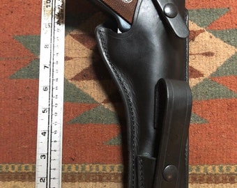 Leather Field Holster Black Leather Fits Ruger Mk Mark 1 2 3 4 I II III IV