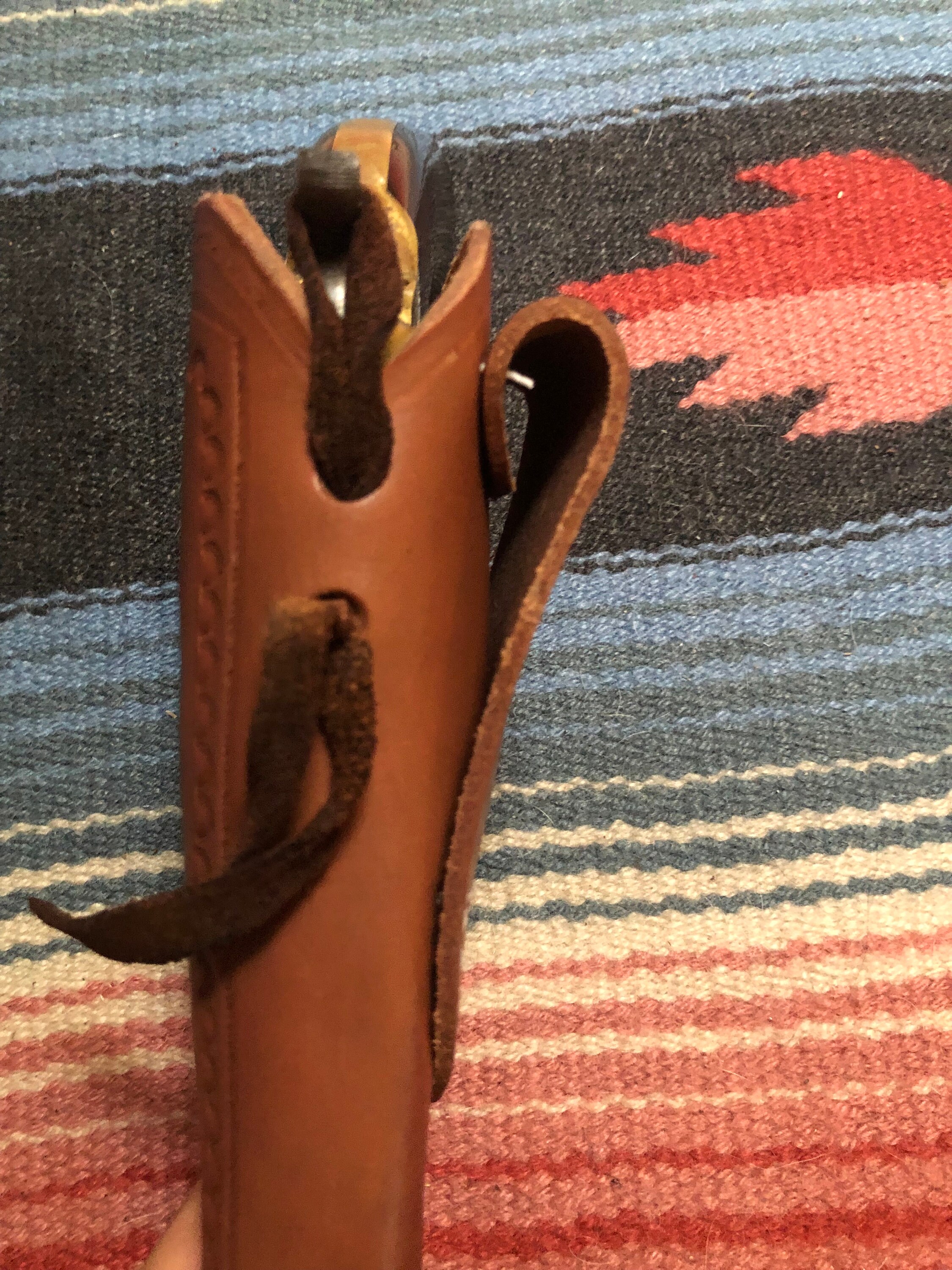 Hulara Fondina Pelle Western - Per Revolver 7-8 Pollici - Foto 3