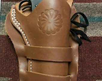 Cowboy Western Leather Holster Fits Colt SAA Ruger Vaquero EAA Bounty Hunter EMF Chiappa 1873