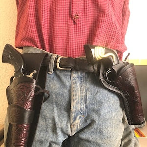 Western Matching Holsters Strongside & Cross Draw Fits Colt SAA Uberti Pietta Traditions 1873 Ruger Vaquero