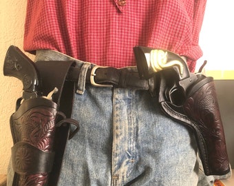 Western Matching Holsters Strongside & Cross Draw Fits Colt SAA Uberti Pietta Traditions 1873 Ruger Vaquero