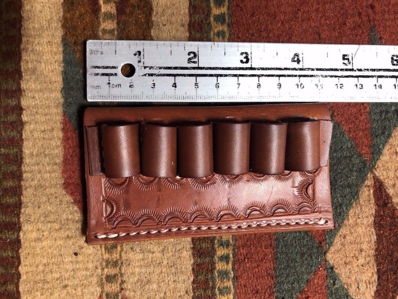Leather Ammo Holder FITS 6 357 Magnum or 38 Special Caliber Etsy