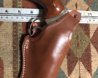 Tanned Leather Holster Thumb Break BEST FIT: Ruger SP101 2" 357Mag & Colt Detective Special Cobra Agent
