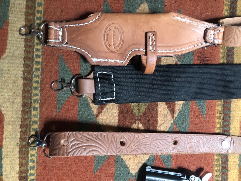 Leather Suspenders W/ Derringer Holster Fits Cobra Arms Etsy UK