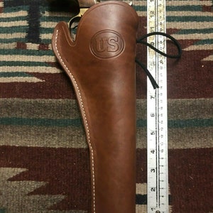 Fondina in pelle western con US FITS per revolver Remington 1858 e 1875, canna da 8"