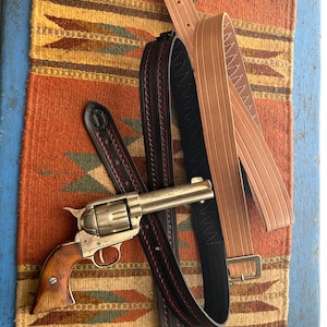 Western Leather Cartridge Belt with 20 Loops 1 3/4&quot; Wide