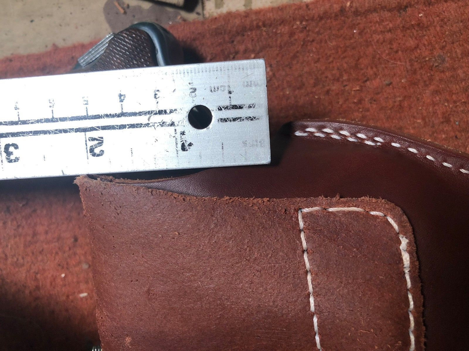 Ruger Mark I II III IV Tanned Leather Holster w Magazine Pouch Mk & Standard 4.75, 5.5, 6, 6.88 Barrels