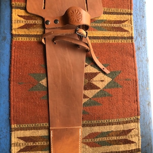 Western Leather Leg Holster Fits Rossi Ranch Hand & Henry Mares Leg