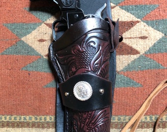 Holster Western pour Colt SAA Ruger New Vaquero Single Six Uberti Cattleman Pietta 1873 Taurus Deputy