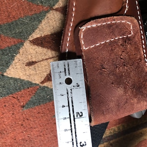 Hölster i garvat läder med reservficka passar Ruger Mark Mk II III IV 22-w sikte bild 5