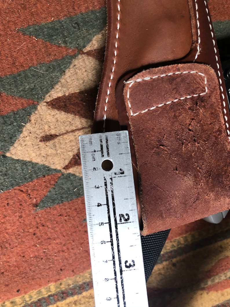 Hölster i garvat läder med reservficka passar Ruger Mark Mk II III IV 22-w sikte bild 5