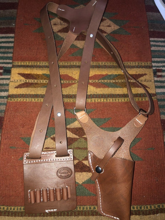 Leather Shoulder Holster Fits Smith & Wesson 36 37 Taurus 85 Etsy