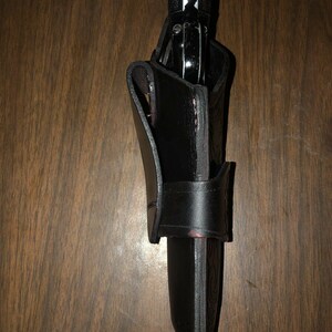 Western Style Leather Thumb Break Holster Floral Straight Belt Loop Fits Ruger Wrangler Single Six Heritage Rough Rider 22 image 3