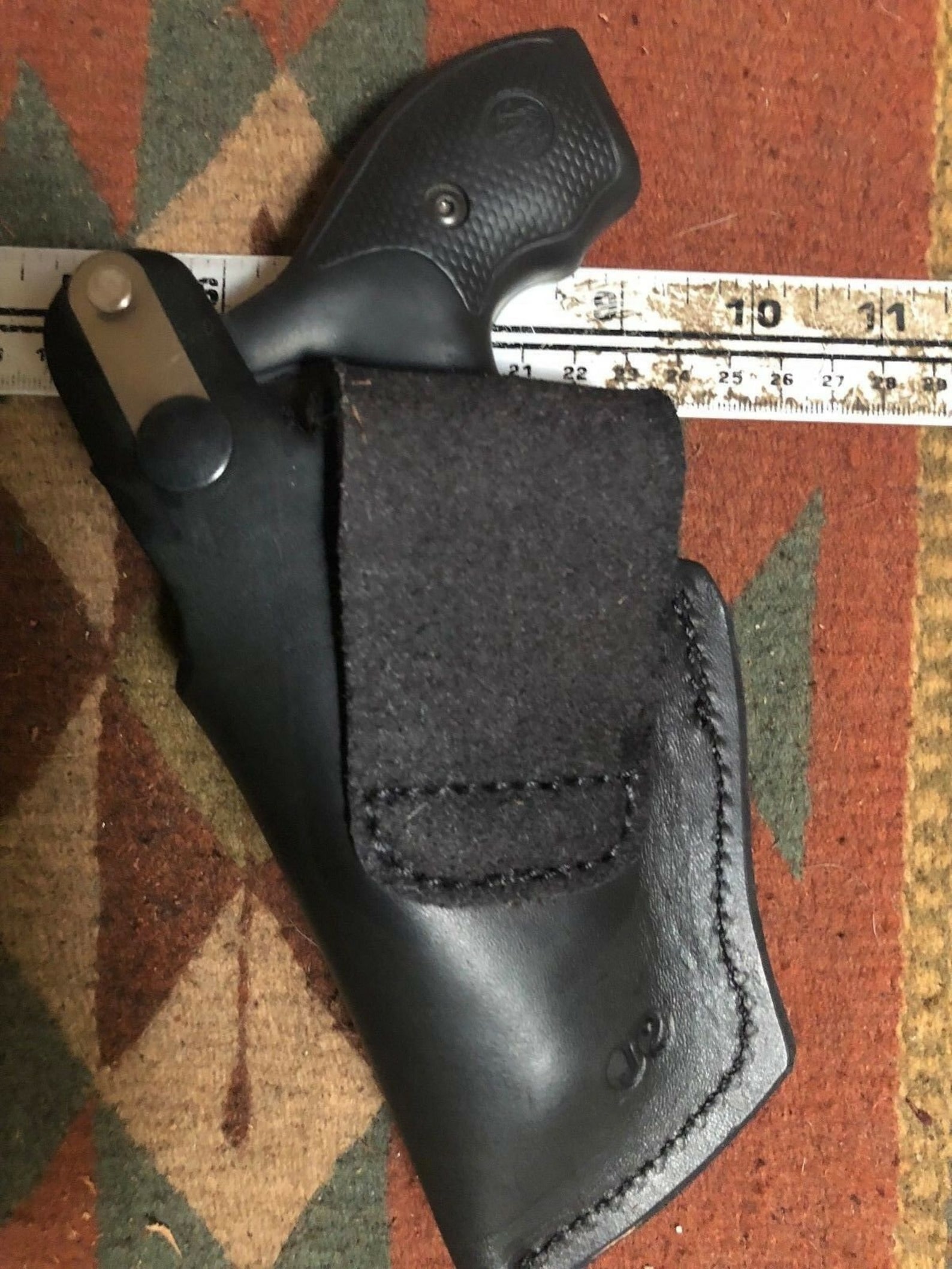 Black Leather Thumb Break Holster w Scroll Fits S&W Model 36 Etsy