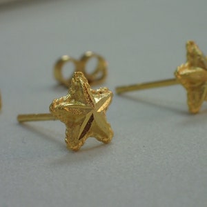 Star Stud Earrings, Delicate Star Post Earring, Dainty, Celestial Stud, Minimalist Gold Stud Earrings