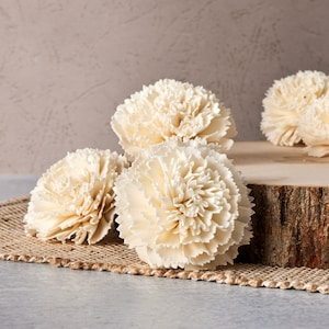 Carnation - 3 inches - Sola Wood Flower