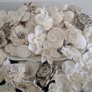 100 Sola Wood Flowers - Variety Assortment