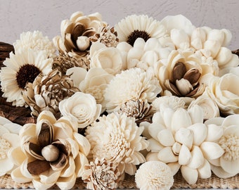 Wildflower Assortment - 50 Quantity - Sola Wood Flower - Etsy Canada