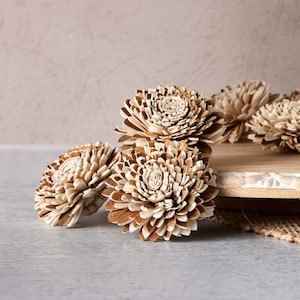 Cocoa - 2.5 inches - Sola Wood Flower