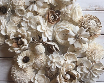 Wildflower Assortment - 50 Quantity - Sola Wood Flower - Etsy