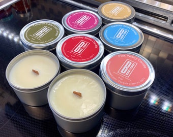 100% Tutte le candele di cera di soia naturale - Wood Wick - 8oz