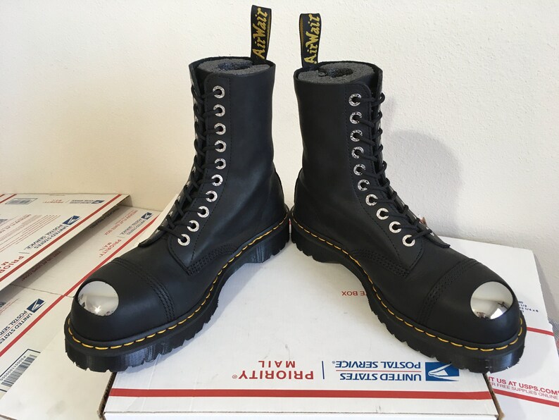 Dr martens 10 eye steel toe Clearance