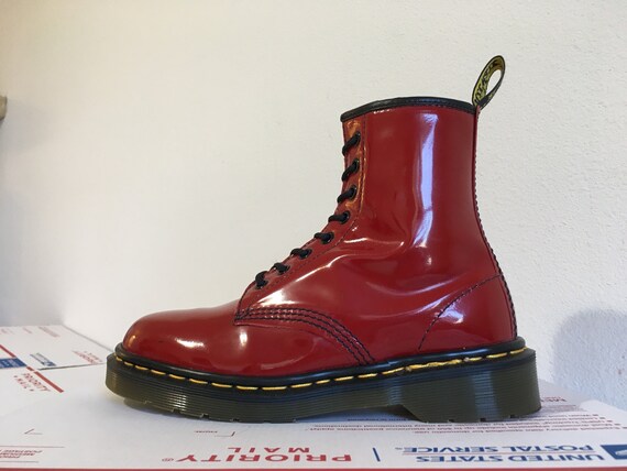 90's Vintage Dr Martens Patent Leather 