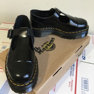 Dr. Martens Bethan US 10 Platform Mary Janes shoes quad boots | Etsy