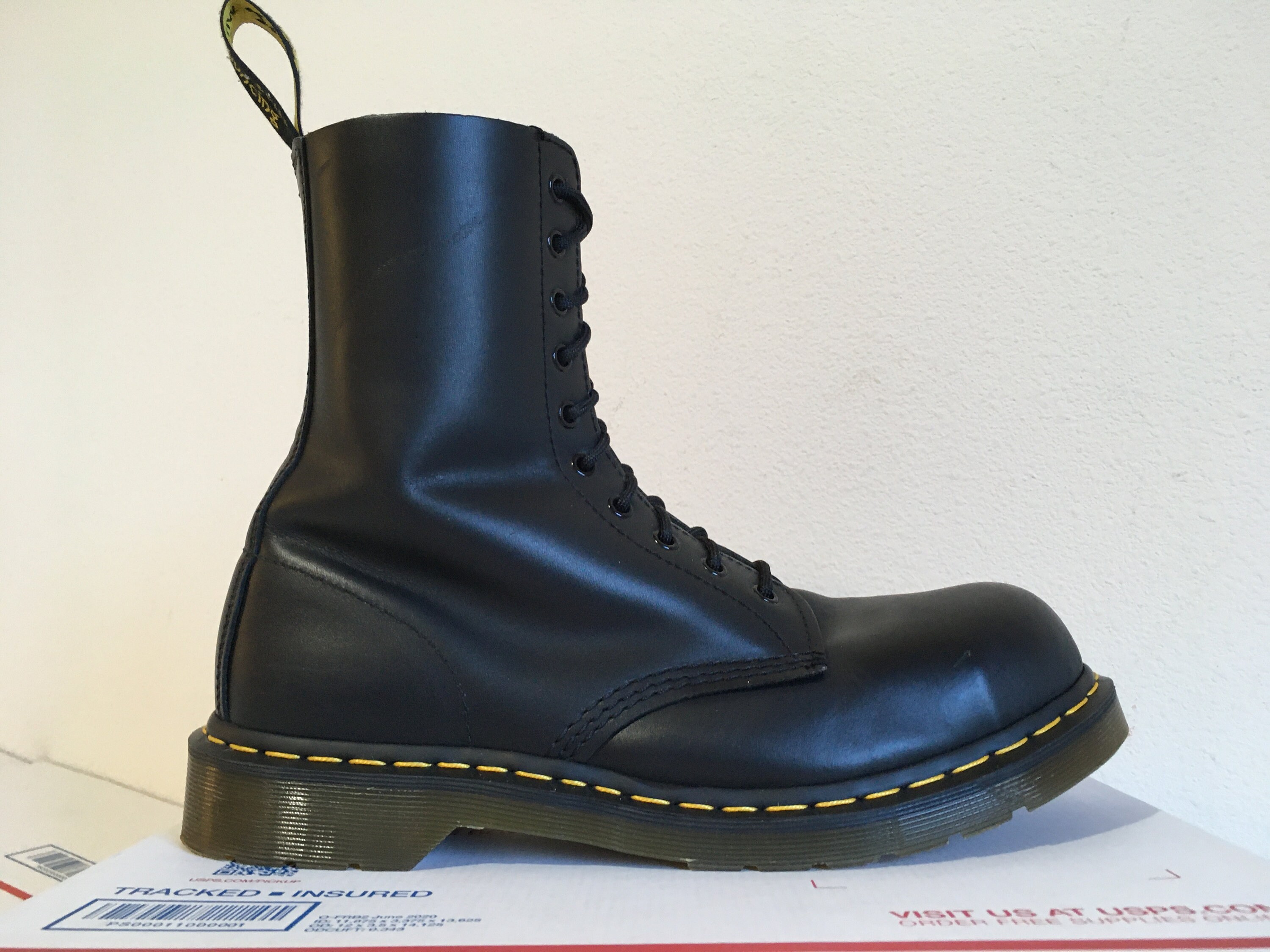 Dr Martens Steel Toe 10-eye US 12 Boots 