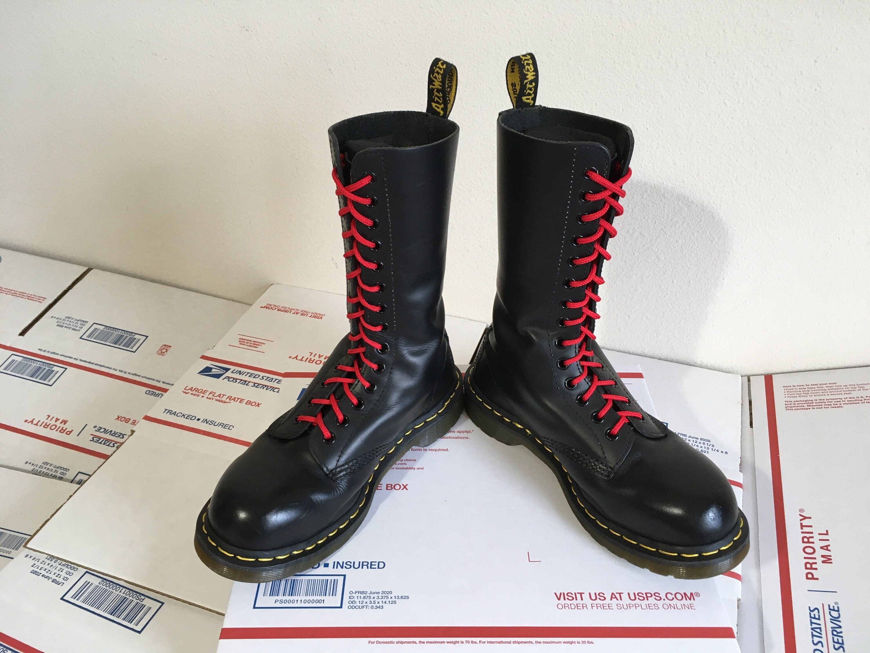 Steel Toe Dr. Martens US 7 Boots 14-eye 1940 Shoes Punk | Etsy