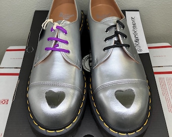 Dr. Martens Steel Toe MadeMe Womens US 10 platform 1461 exposed 1925 est shoes nps solovair gripfast 1940 chunky airwair goth heart quad nyc