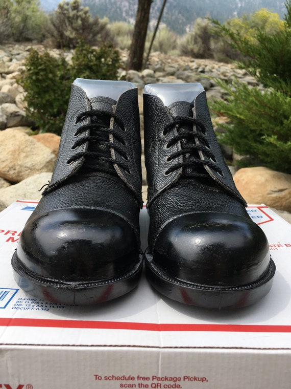 underground external steel cap boots