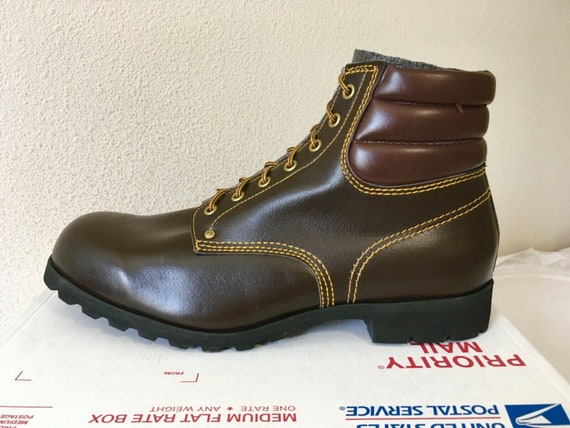 80's Vintage Cebo Boots US 13 brown 7 