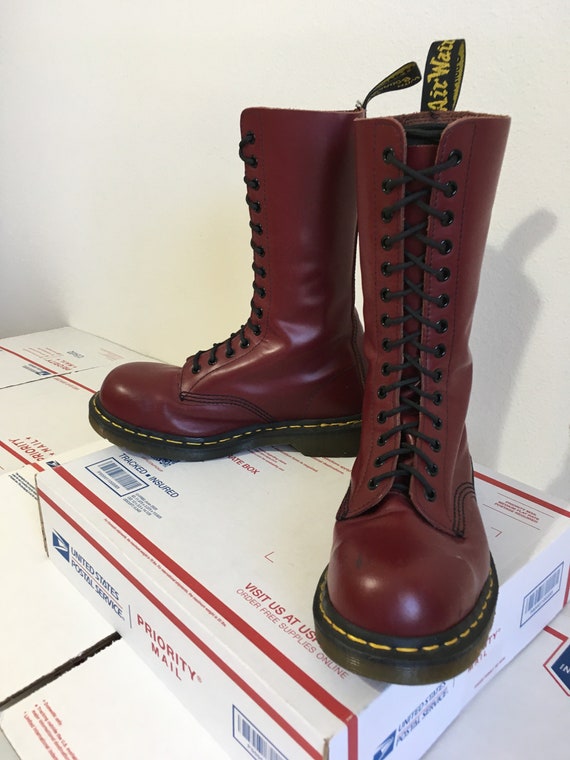 14 eye steel toe boots
