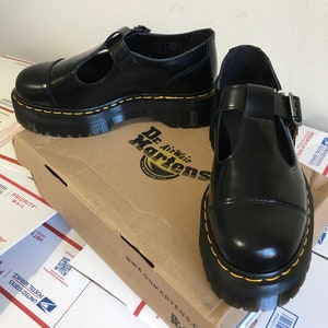 Dr. Martens Bethan US 10 Platform Mary Janes shoes quad boots | Etsy