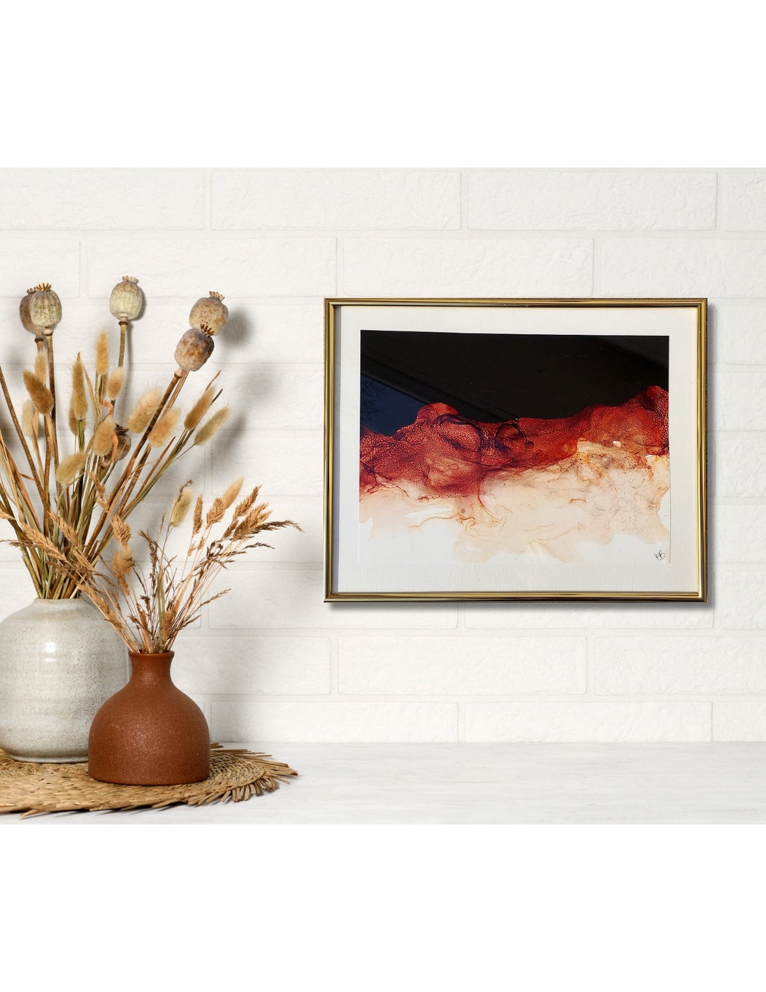 Suffering Abstract The Suffering Was Necessary No.2, Abstract Painting, Original Artwork ...