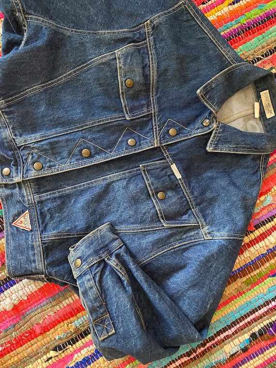 1980s Georges Marciano Guess Jean Jacket