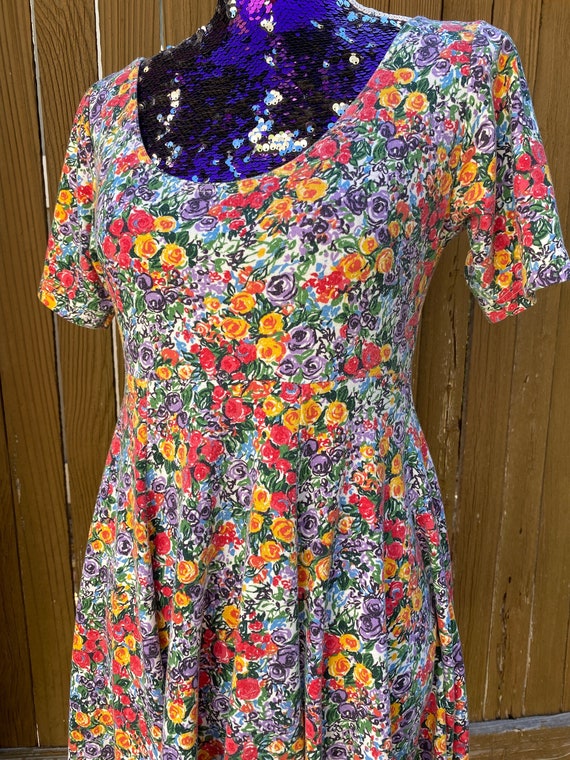 medium, 90s babydoll dress, floral babydoll dress, pi… Gem