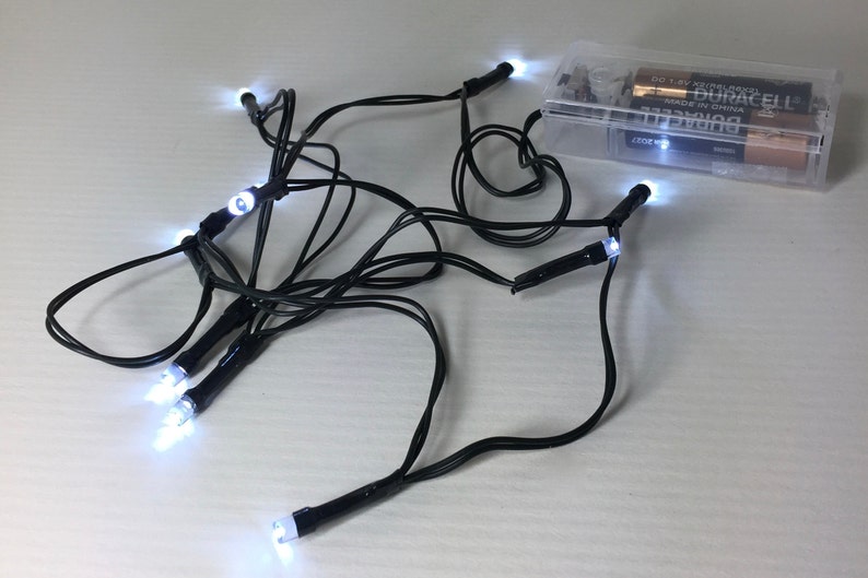 Dollhouse Lights LED Lights String of 10 Flower Lights Fairy House Lights Battery