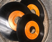 Lot of THREE - RCA Records - 45 39 s Small Mini Record - Collectible Vintage - Authentic - Elvis Presley -