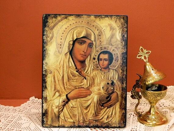 Y Virgen A De NiñoJerusalénIcono CumpleañosBoda El ManoReligiosoOrtodoxo GriegoRegalo BizantinoHecho 0PnOXZN8wk